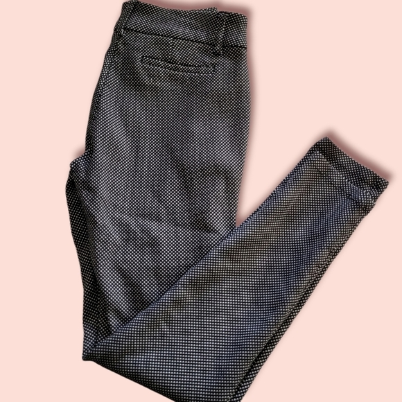 Chocolate black and white polkadot dress pant size medium - Picture 2 of 6